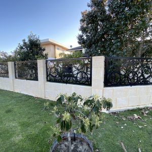 Laser cut fence