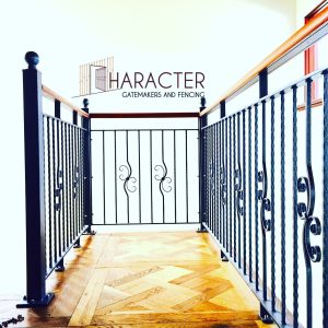 Wrought iron balustrade