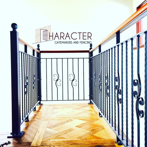 Wrought iron balustrade